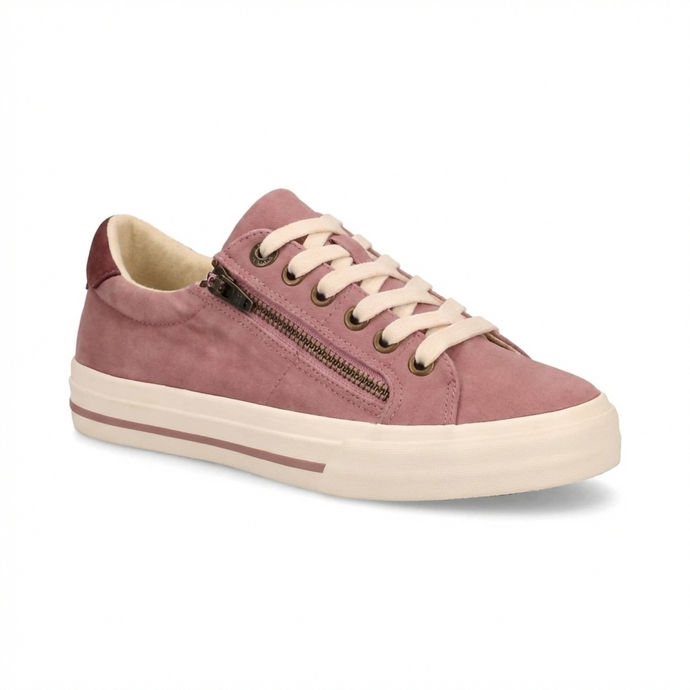NEW TAOS women's z soul canvas sneaker in dusty rose/wine